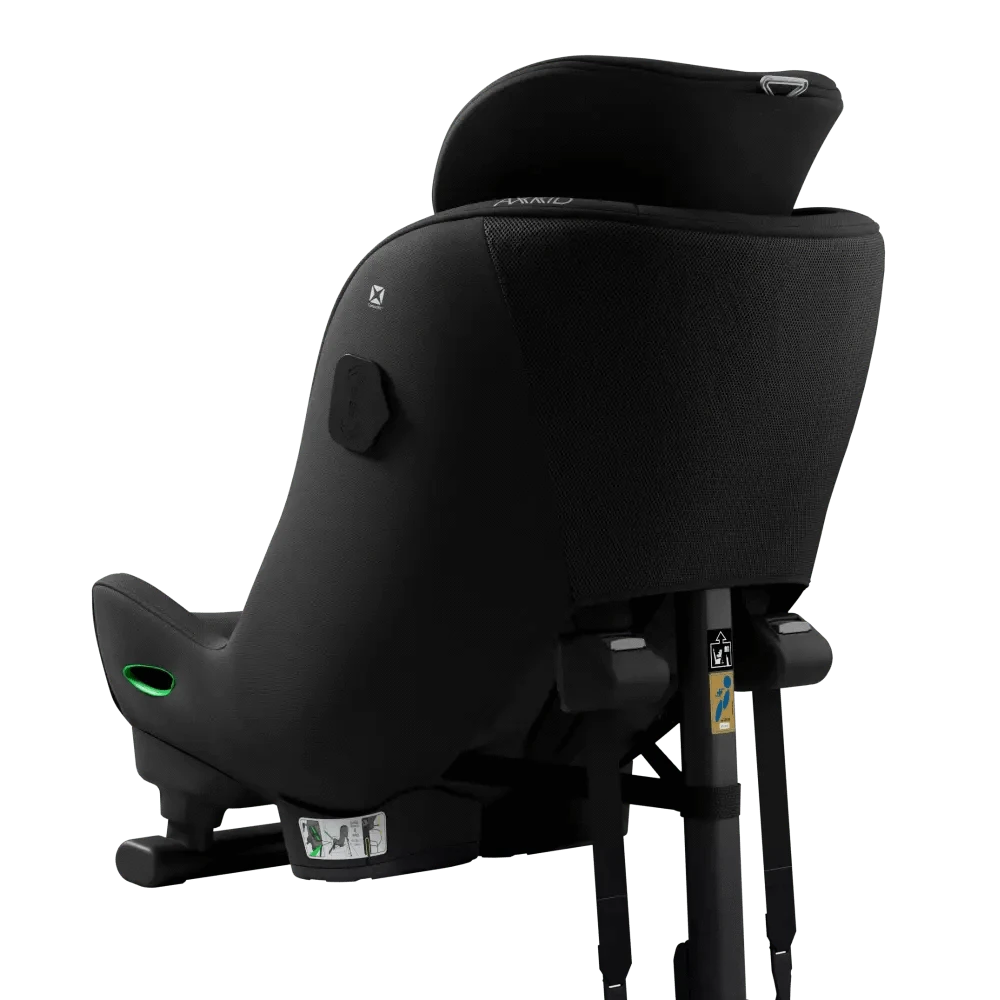 Extended rear-facing car seat designed for children up to 7 years - rear view