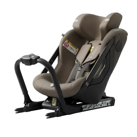 Axkid One 3 Extended Rear Facing Car Seat in Driftwood Beige