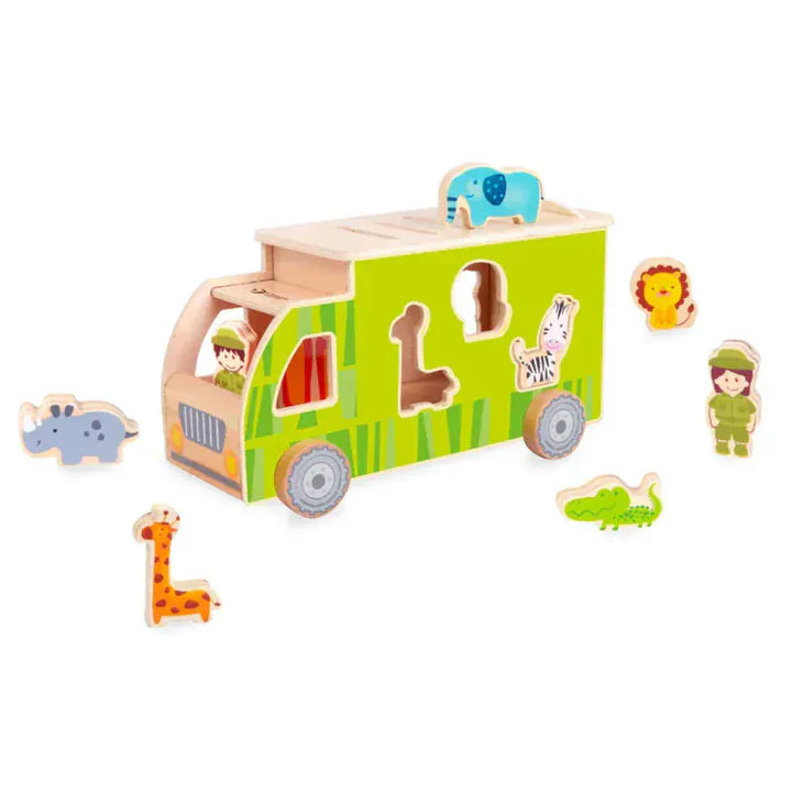 Classic World Animal Sorting Truck Wooden Toy