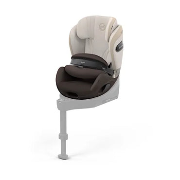 CYBEX Anoris S i-Size airbag car seat in Amber Brown Style fabric with impact shield