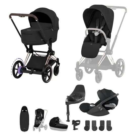 CYBEX e-Priam Electric Pushchair Comfort Collection Ultimate Accessory Bundle