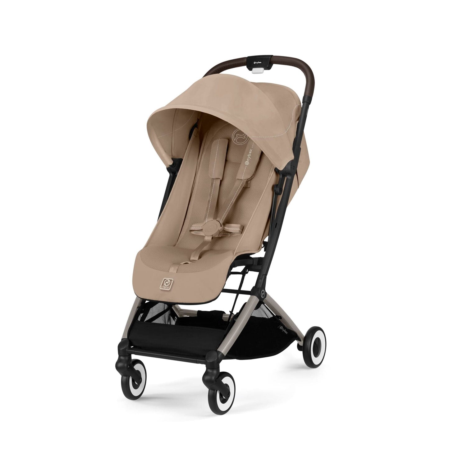 Beige Travel Stroller