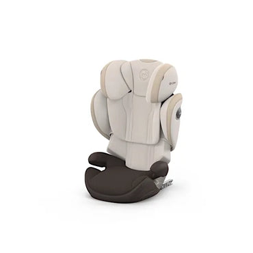 CYBEX Solution S i-Size high back booster car seat in Amber Brown Style fabric