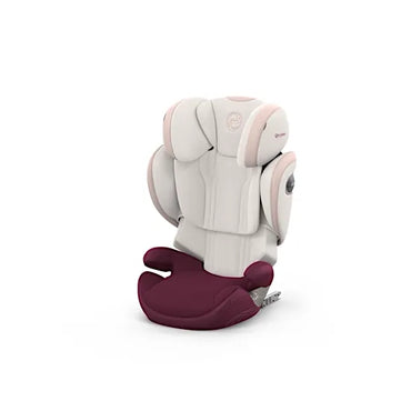 CYBEX Solution S i-Size high back booster car seat in Quartz Pink Style fabric