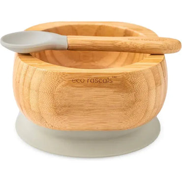 eco rascals Bamboo Baby Suction Bowl and Spoon Set
