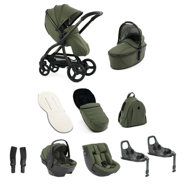 Egg3 Stroller 360 Luxury Family Travel System Bundle - Sage