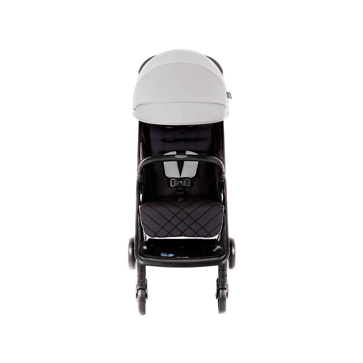 Front of Grey Stroller