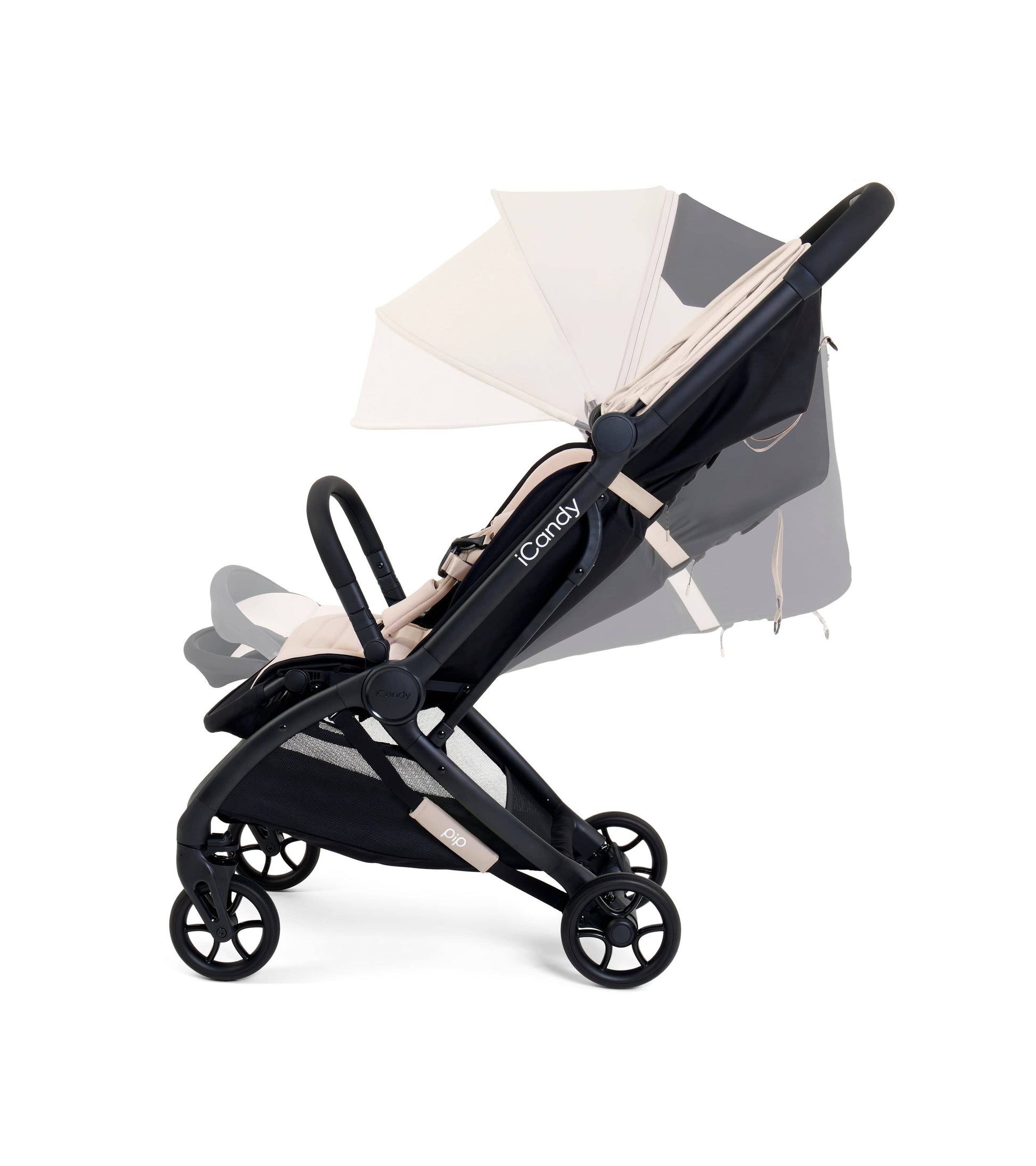 iCandy Black and gray stroller with canopy