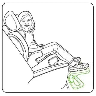 KneeGuardKids4 - Car Seat Footrest