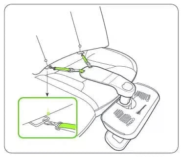 KneeGuardKids4 - Car Seat Footrest