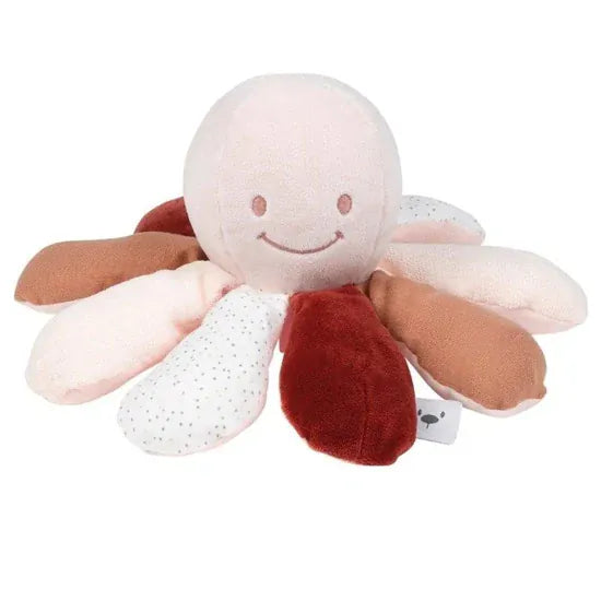 Nattou Pram Toy Plush Octopus Soft Toy