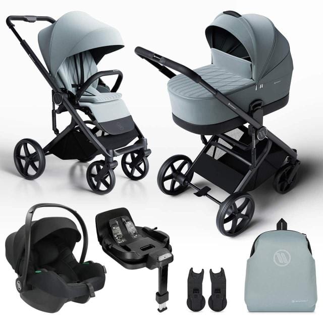Avionaut Sirius 3-in-1 Travel System with Cosmo Smart Car Seat & IQ Orbit Base | Little Peas - Your Pram & Car Seat Centre