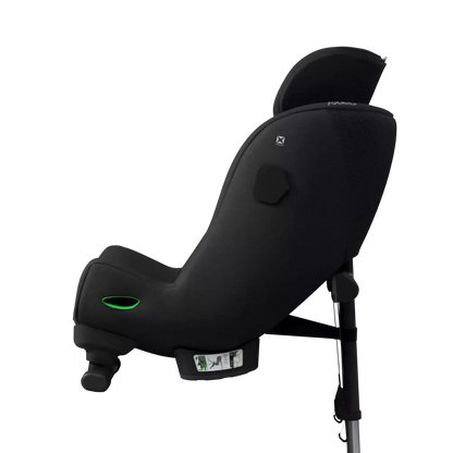 Side view of Axkid safety seat with protective shell