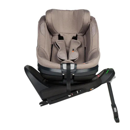 BeSafe Beyond 2 Rear-Facing Car Seat with Isofix Base - Dark Sand Softbreeze