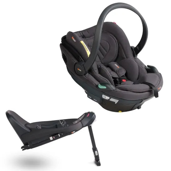 BeSafe Go Beyond 2 Car Seat with ISOFIX Base in Dark Grey Melange