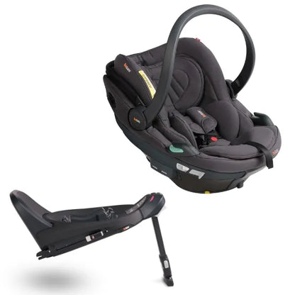 BeSafe Go Beyond 2 Car Seat with ISOFIX Base in Dark Grey Melange
