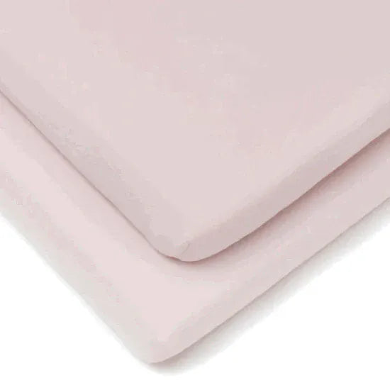 Clair de Lune 2 Pack Cotton Fitted Cot Bed Sheets