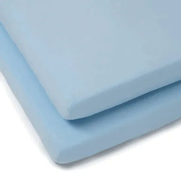 Clair de Lune 2 Pack Cotton Fitted Cot Bed Sheets