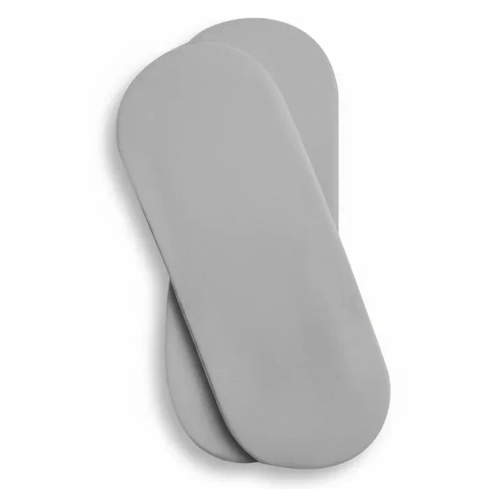 Clair de Lune 2 Pack Universal Cotton Moses Basket Fitted Sheets - 30 x 74 cm