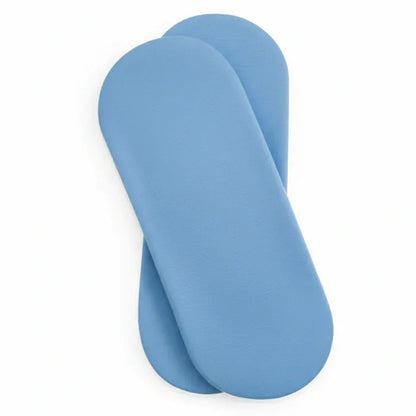 Clair de Lune 2 Pack Universal Cotton Moses Basket Fitted Sheets - 30 x 74 cm