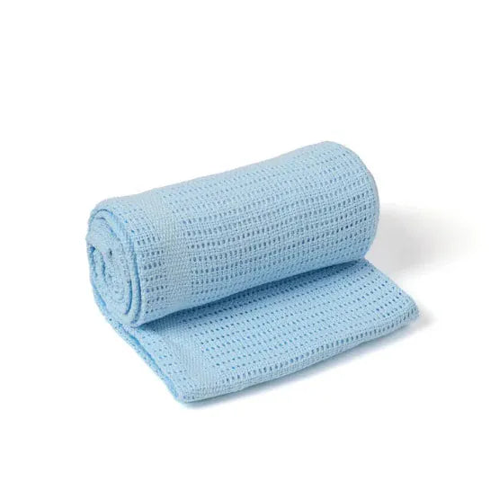 Clair de Lune Soft Cotton Cellular Pram Blanket