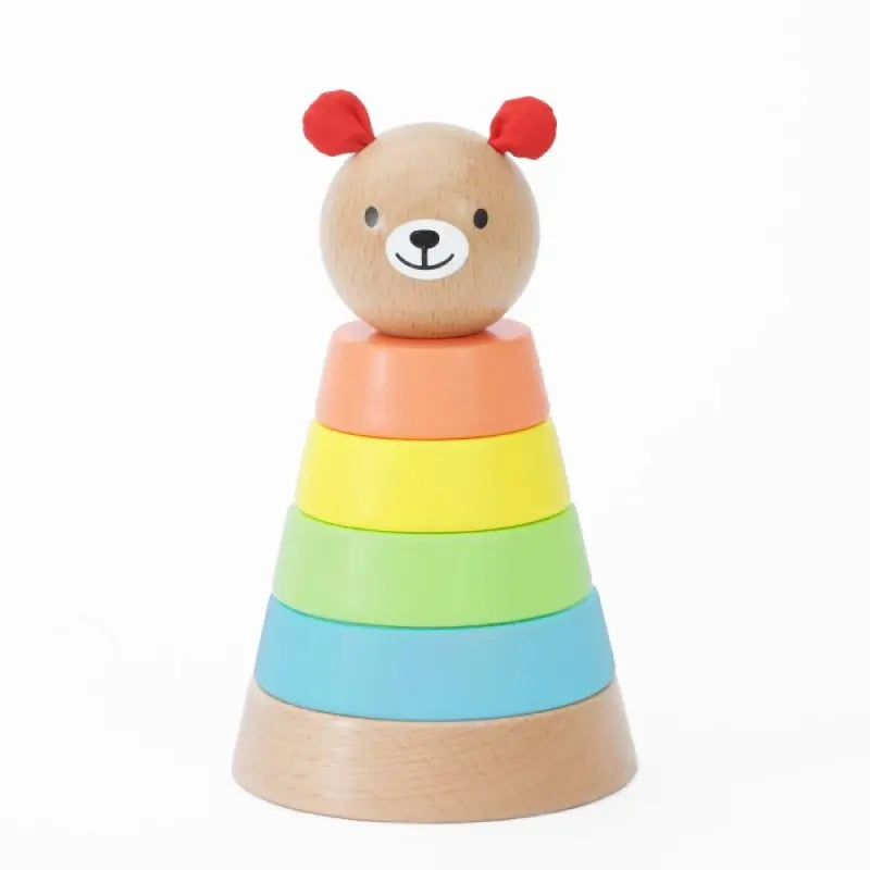 Classic World Bear Tower Wooden Toy