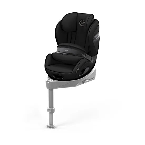 CYBEX Anoris S i-Size airbag car seat in Sepia Black Comfort fabric on the Base S
