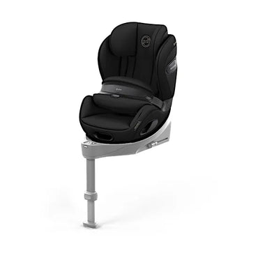 CYBEX Anoris S i-Size airbag car seat in Sepia Black Comfort fabric on the Base S
