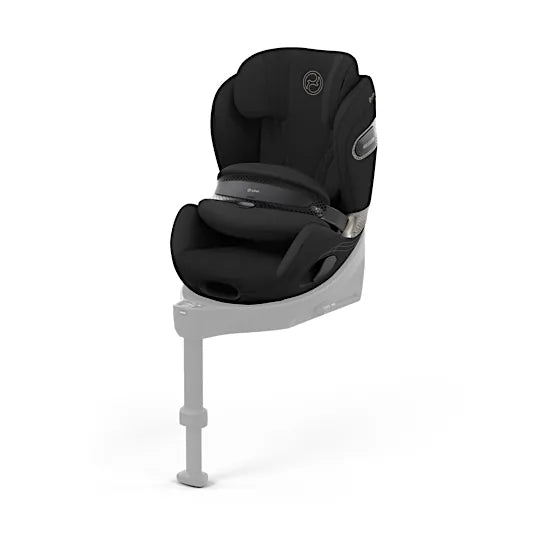 CYBEX Anoris S i-Size airbag car seat in Sepia Black Style fabric with impact shield