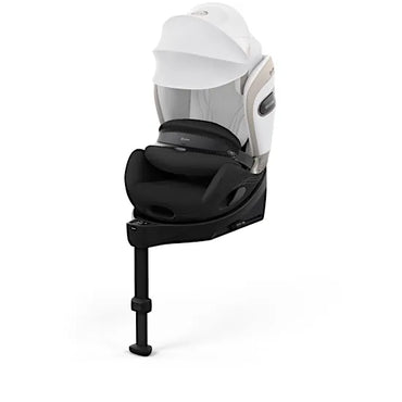 CYBEX Anoris Si i-Size airbag car seat with integrated ISOFIX base in Off White Style fabric with XXL sun canopy