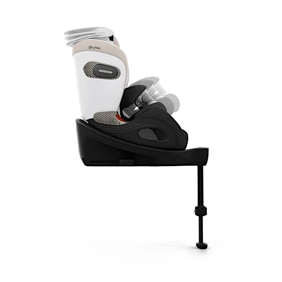 Side view of the CYBEX Anoris Si showing the depth-adjustable impact shield with integrated airbag