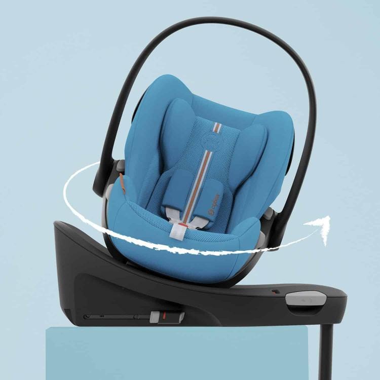 CYBEX Base G 360° Rotating ISOFIX Base Birth to Yrs Little Peas