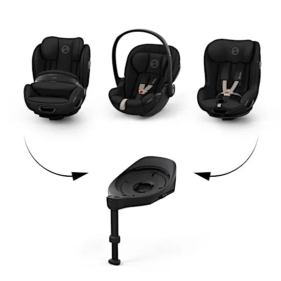CYBEX Base S modular base compatible with the Anoris S Airbag, Cloud S and Sirona S car seats