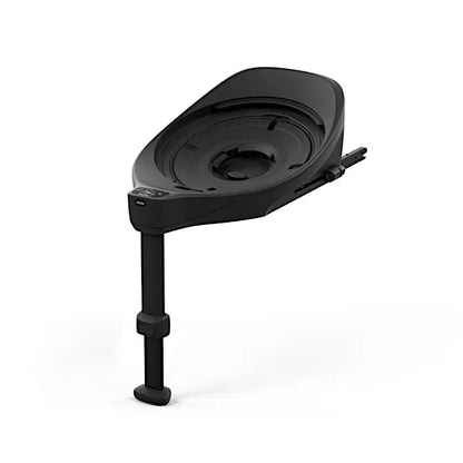CYBEX Base S rotating ISOFIX car seat base without adapter, showing the rotation platform and load leg