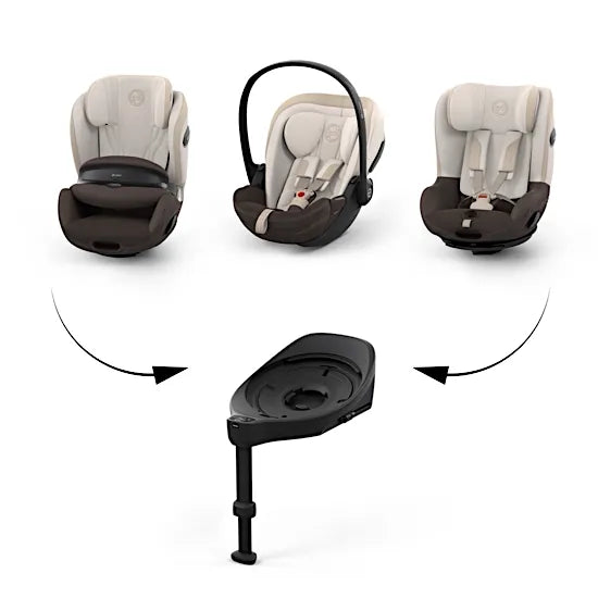 CYBEX Base S modular system with the Cloud S, Sirona S and Anoris S Airbag car seats