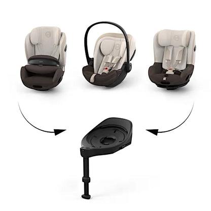 CYBEX Base S modular system with the Cloud S, Sirona S and Anoris S Airbag car seats