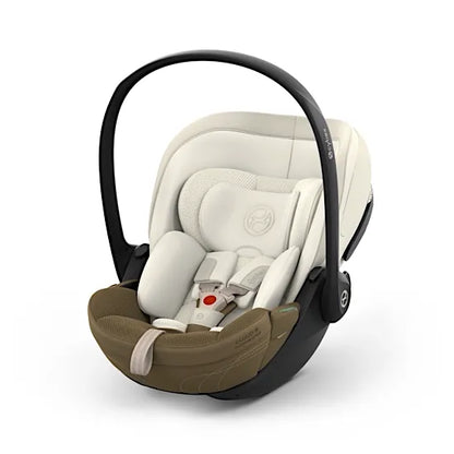 CYBEX Cloud S i-Size rotating baby car seat in Jade Green Style fabric