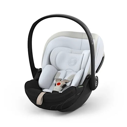 CYBEX Cloud S i-Size rotating baby car seat in Misty Grey Style fabric