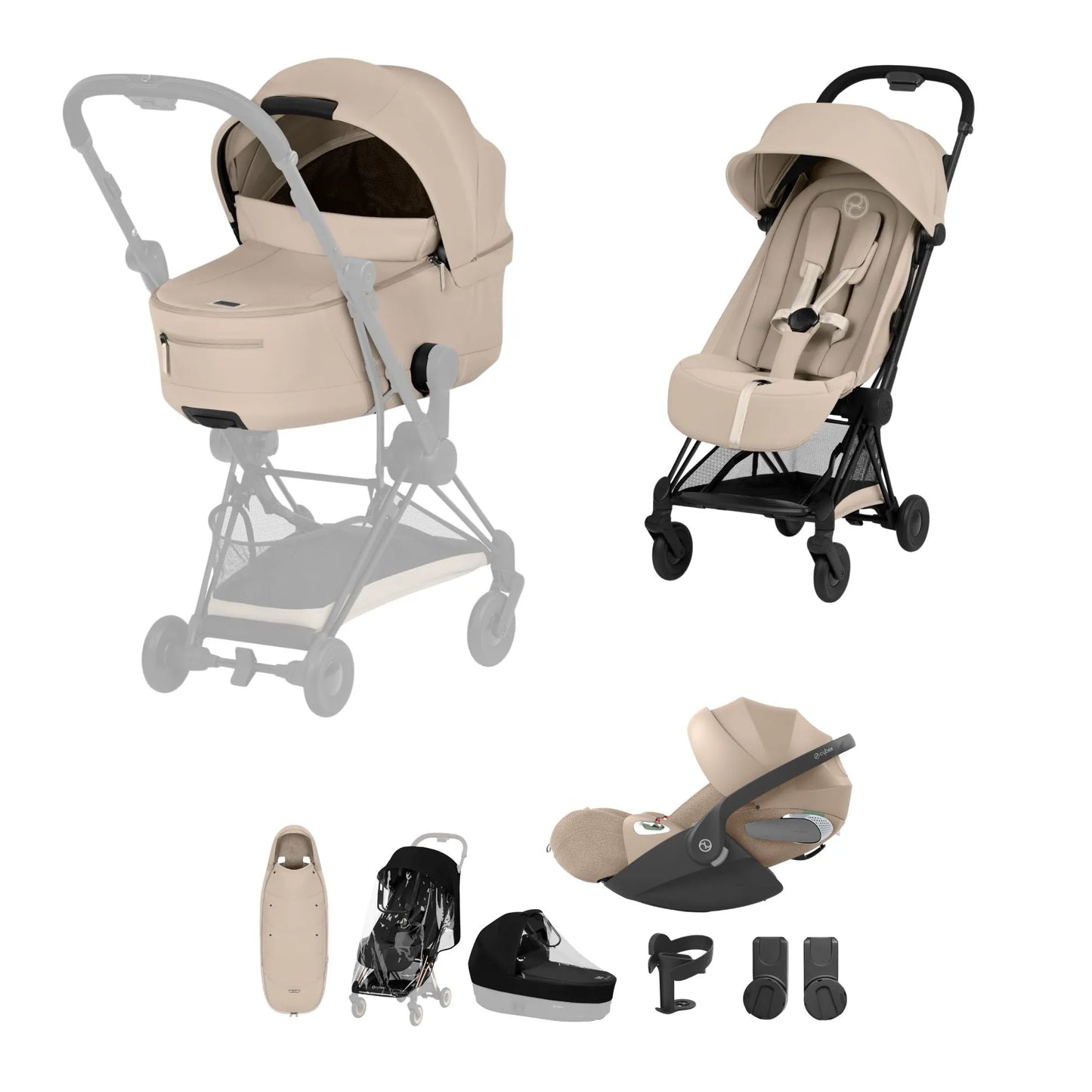 CYBEX Coya Pushchair Comfort Collection Ultimate Accessory Bundle