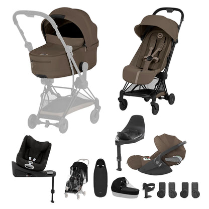 CYBEX Coya Pushchair Comfort Collection Ultimate Birth & Beyond Bundle