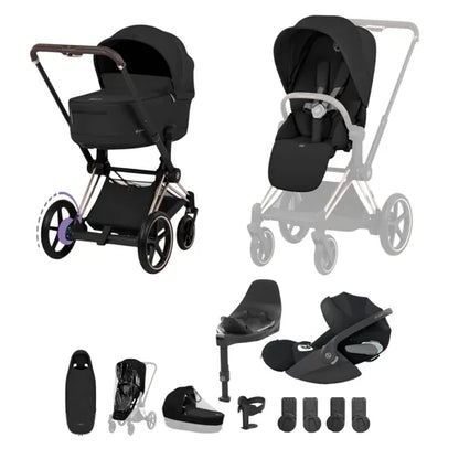 CYBEX e-Priam Electric Pushchair Comfort Collection Ultimate Accessory Bundle