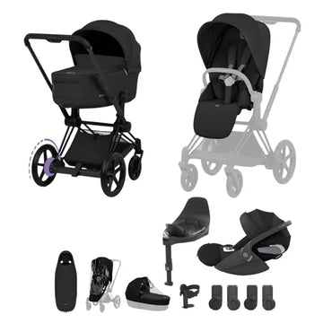 CYBEX e-Priam Electric Pushchair Comfort Collection Ultimate Accessory Bundle