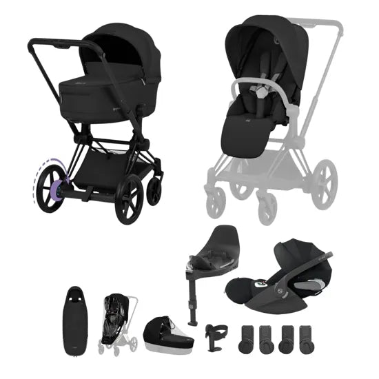CYBEX e-Priam Electric Pushchair Comfort Collection Ultimate Accessory Bundle