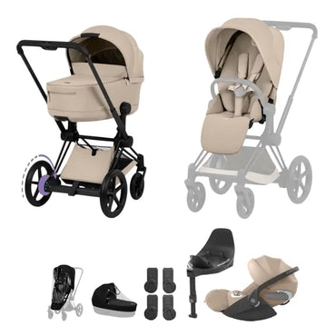 CYBEX e-Priam Electric Pushchair Comfort Collection Ultimate Bundle
