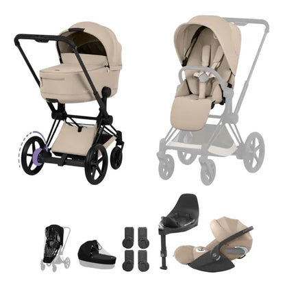 CYBEX e-Priam Electric Pushchair Comfort Collection Ultimate Bundle