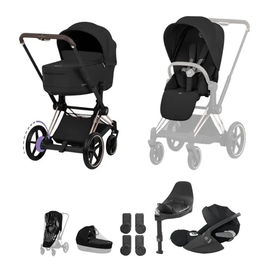 CYBEX e-Priam Electric Pushchair Comfort Collection Ultimate Bundle