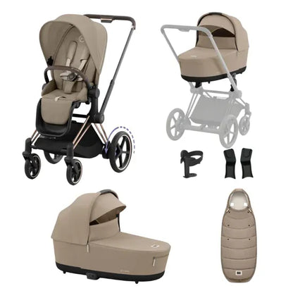 Cybex e-PRIAM (2025) Cozy Beige Bundle