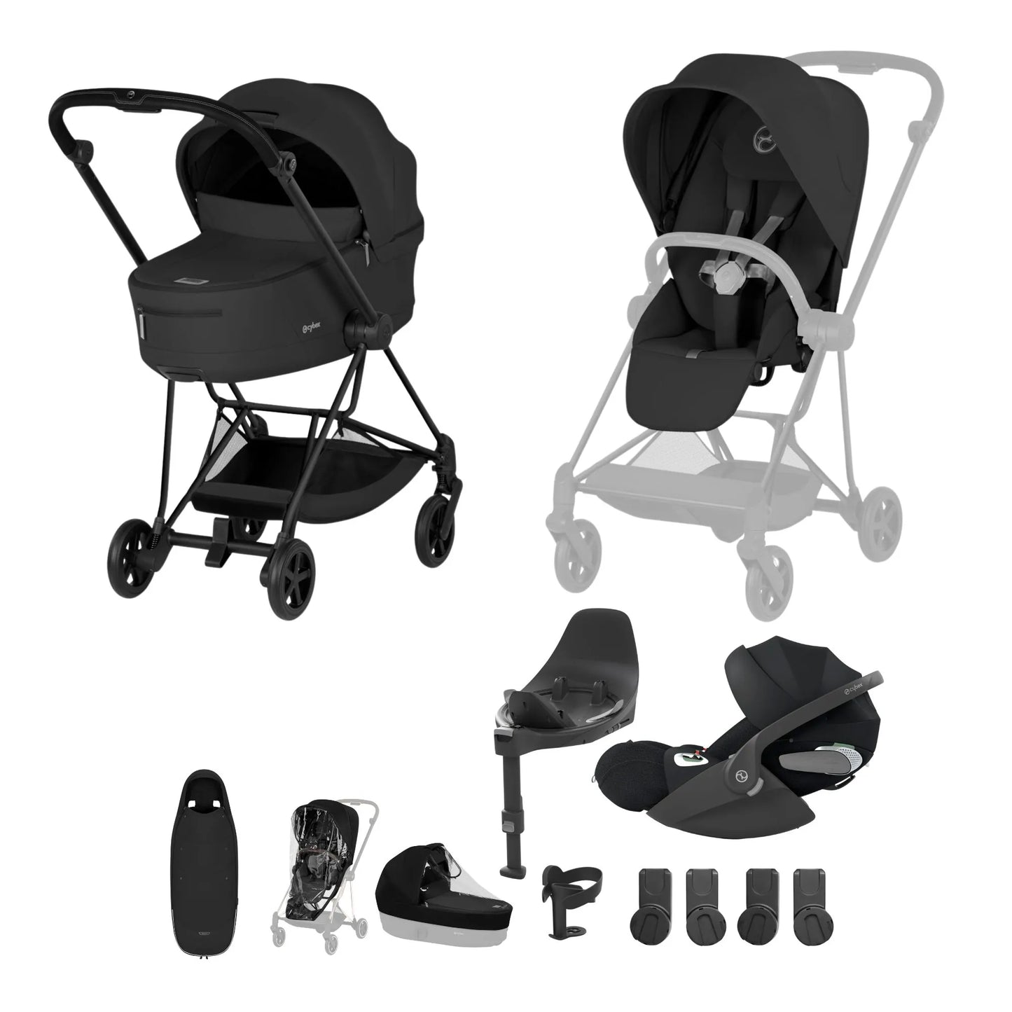 CYBEX Mios Pushchair Comfort Collection Ultimate Accessory Bundle