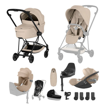 CYBEX Mios Pushchair Comfort Collection Ultimate Birth & Beyond Bundle
