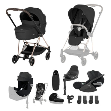 CYBEX Mios Pushchair Comfort Collection Ultimate Birth & Beyond Bundle